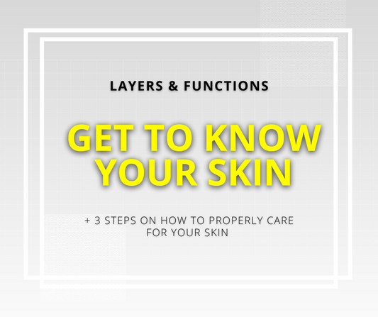 Get to Know your Skin! - Its Layers & Functions